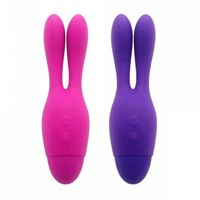 Vibrador Recarregável Formato Coelho Com Longas Orelhas Aphrodisia