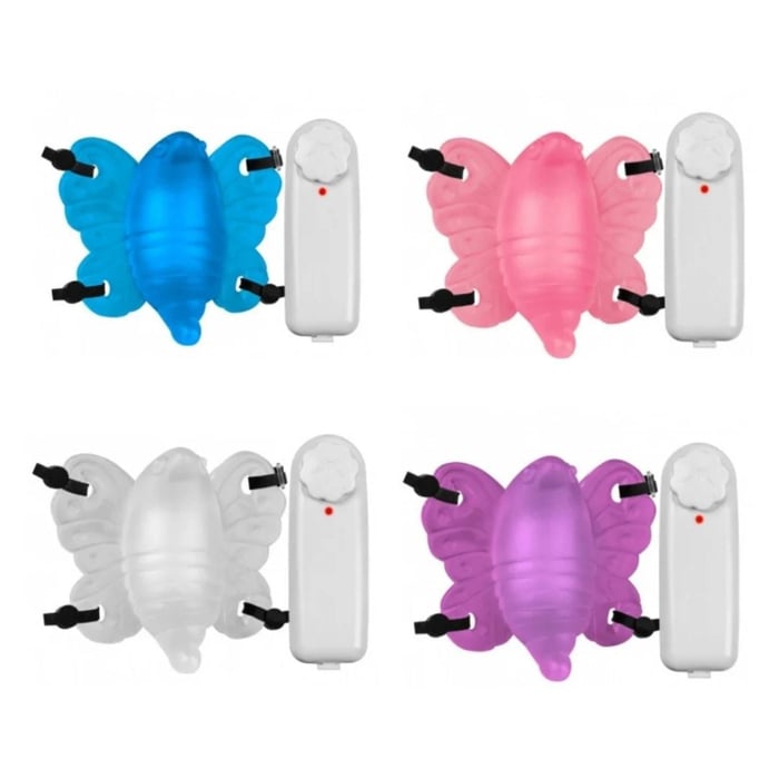 Vibrador Buterfly Em Silicone Com Vibração Multivelocidade Pau Brasil