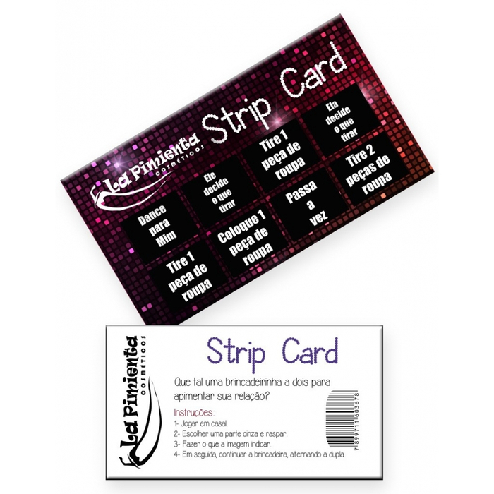 Raspadinha Strip Card 5 Unidades La Pimienta