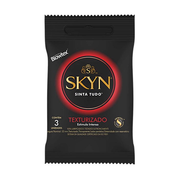 Preservativo Texturizado Skyn Blowtex 