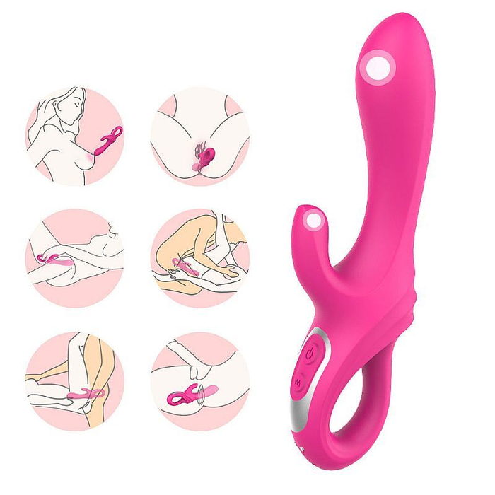 Vibrador Ponto G E Clítoris Daggers 9 Vibrações Vibe Toys