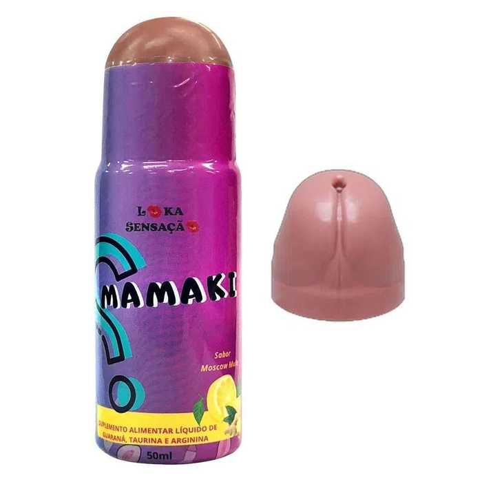 Mamaki Bebida Energetica Bocal Pênis 50ml Loka Sensação