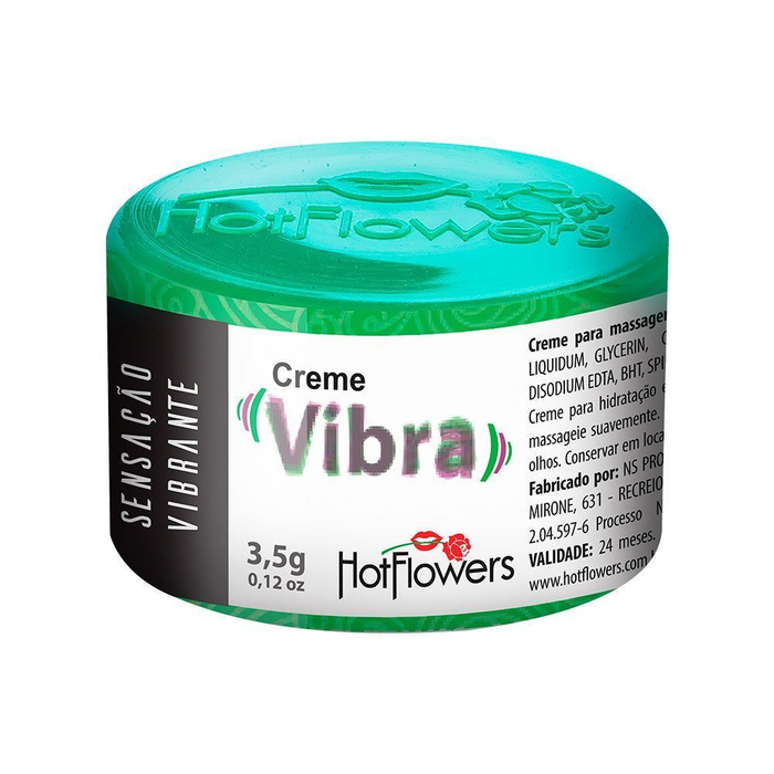 Vibra Creme Excitante 3,5g Hot Flowers