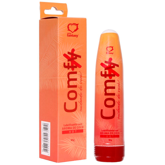 Comfy+ Lubrificante Com Aroma De Coco Hot 80g Sexy Fantasy