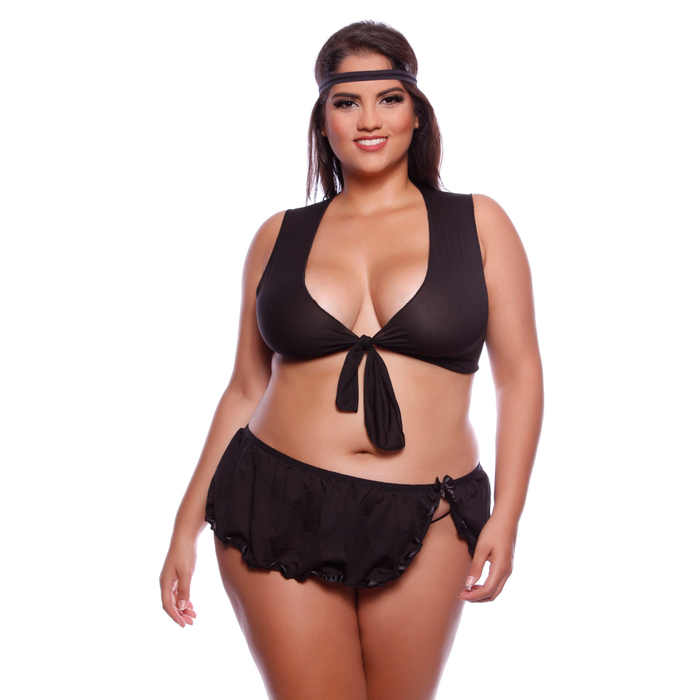 Fantasia Viúva Negra Plus Size Mil Toques