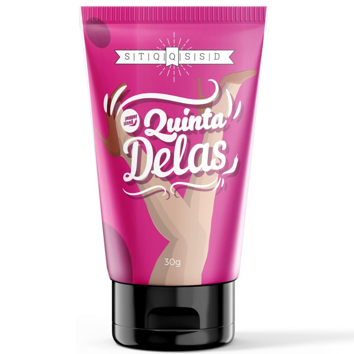 Quinta Delas Gel Lubrificante Hot Comestível 30g Linha Semana De Surpresas Pepper Blend