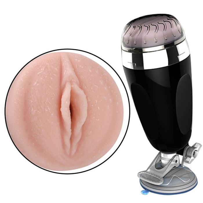 Masturbador Masculino Lanterna Vagina Cyberskin Com Ventosa  X5 Cup