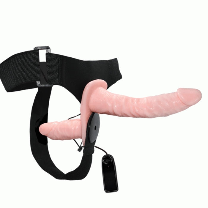 Cinta Peniana Com Plug Vaginal E Vibração Multivelocidades Passionate Harness