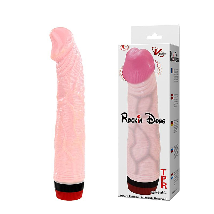 Prótese Com Vibrador Interno Multivelocidades 19 X 4cm Vibe Toys