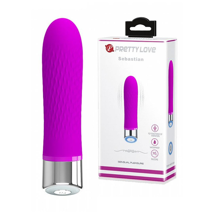 Vibrador Ponto G Sebastian 12 Vibrações Pretty Love