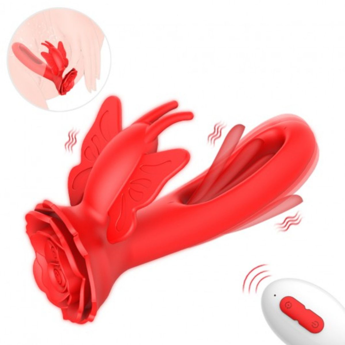 Vibrador Butterfly Aurora 9 Vibrações Com Controle Wireless Vibe Toys