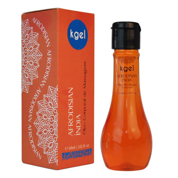 Afrodisian índia óleo Corporal De Massagem 60 Ml K-gel