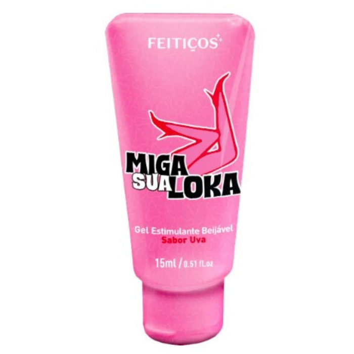 Miga Sua Loka Gel Estimulante Beijável 15g Linha 10 De 10 Feitiços Aromáticos