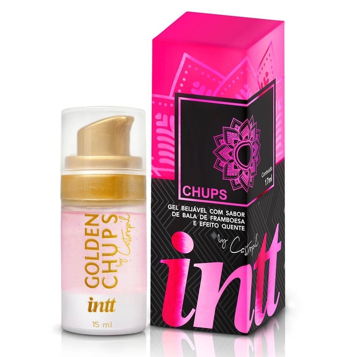 Chups Gel Beijável Efeito Quente 17ml Intt