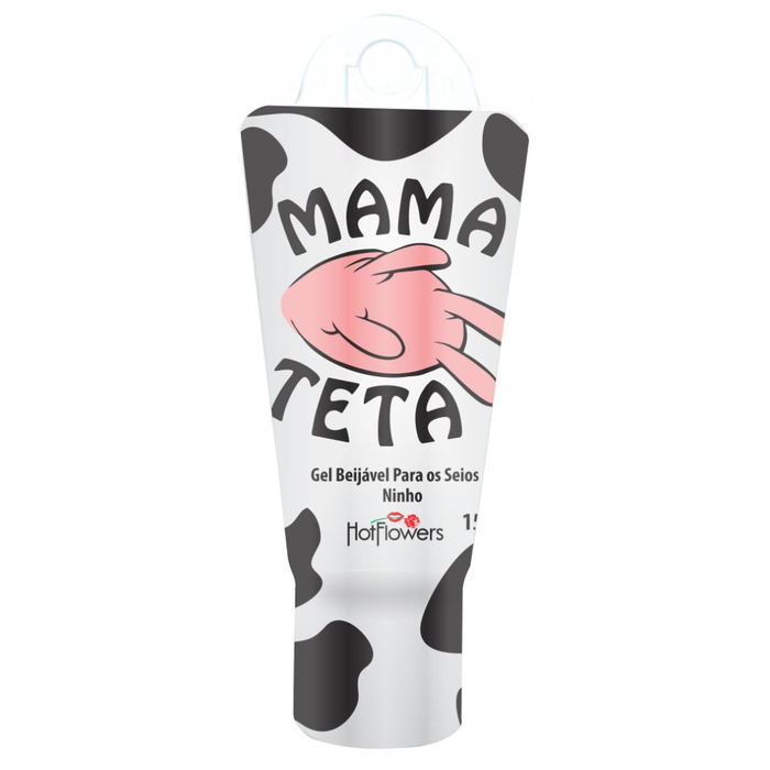 Mama Teta Gel Beijável Para Seios Linha Xups Brasileirinhos 15g Hot Flowers