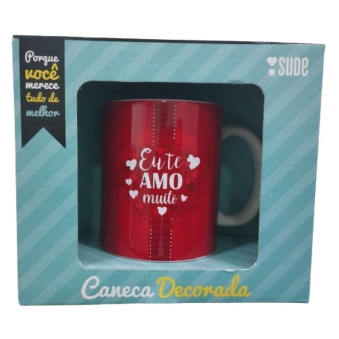 Caneca Decorada Meu Coração é Todo Seu 300ml Sude Presentes