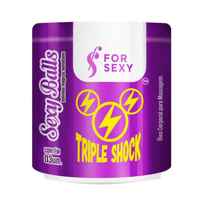 Triple Shock Sexy Balls Bolinha 3uni Forsexy