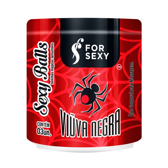 Viúva Negra Excita 3uni Bolinha Forsexy