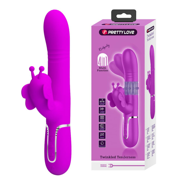 Vibrador Ponto G Ridgely 7 Vibrações Com Vai E Vem Pretty Love