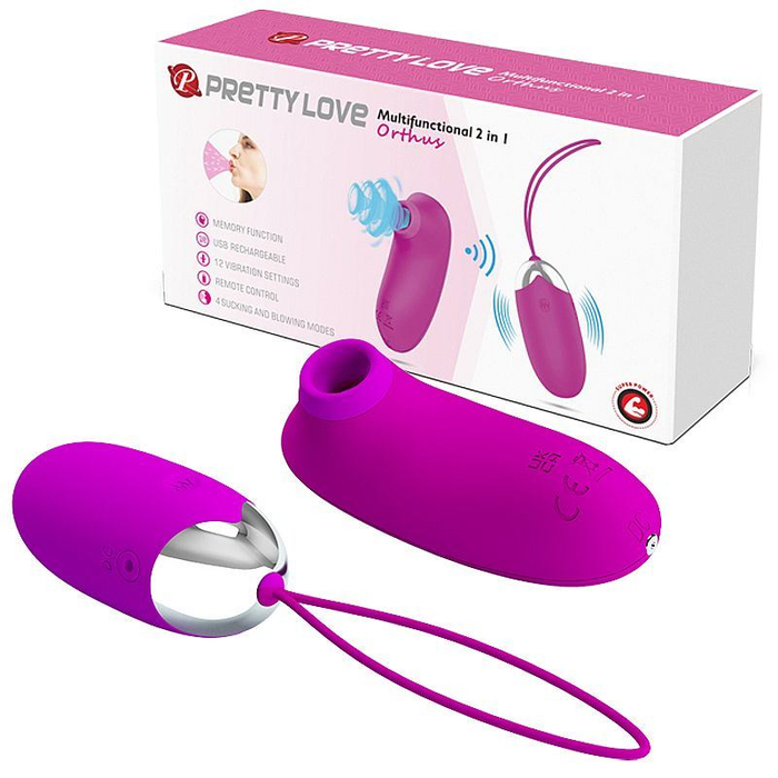 Vibrador Orthus Multifuncional Bullet Com Controle Remoto Pretty Love