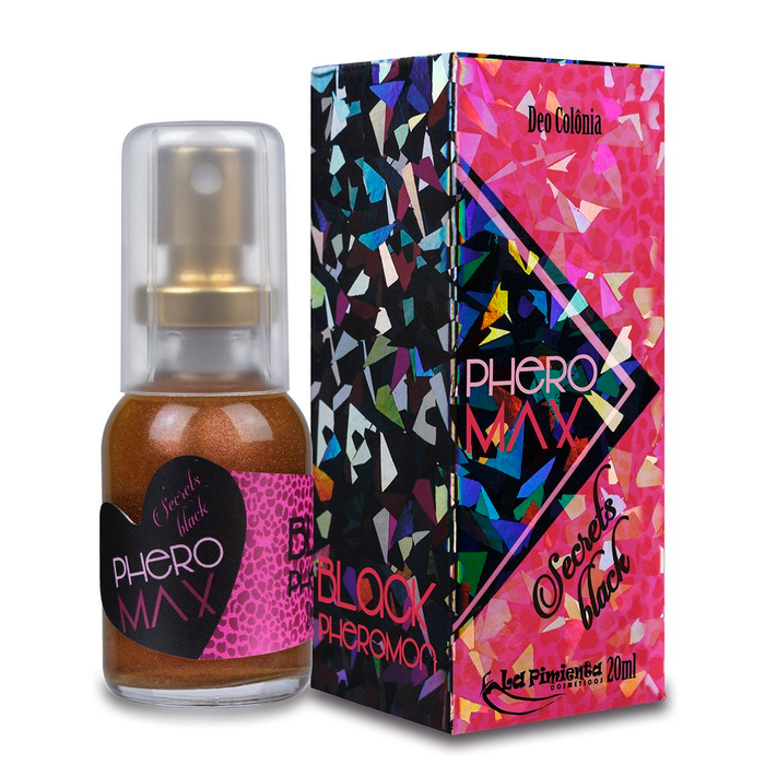 Phero Max Secrets Black Feminino 20ml La Pimienta