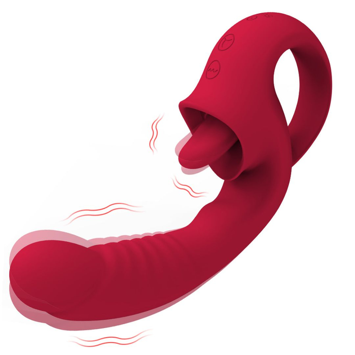 Vibrador Sexy Tongue Com Língua Estimuladora E 10 Vibrações Vibe Toys