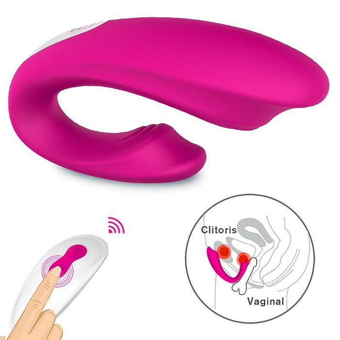 Vibrador Wenjoy De Casal Com 9 Modo De Vibrações Hande