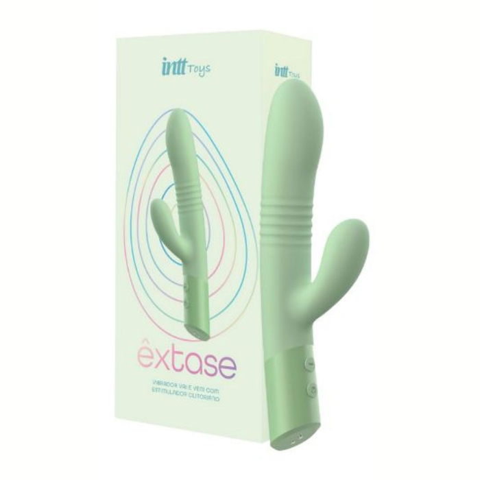 êxtase Vibrador Ponto G 10 Vibrações E Função Vai E Vem Wellness Intt