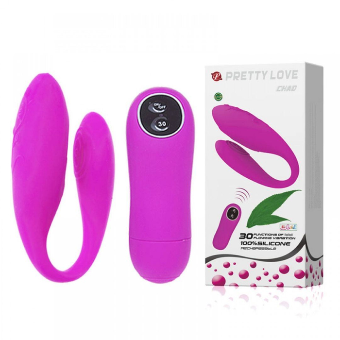 Vibrador De Casal Chad 30 Velocidades Com Controle Wireless Pretty Love