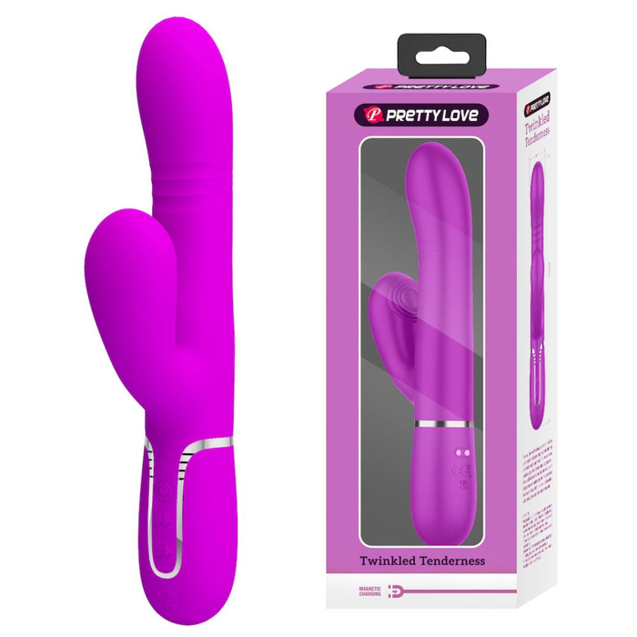 Vibrador Ponto G Mariana 7 Modos De Estimulação E  4 Modos De Vai E Vem Pretty Love