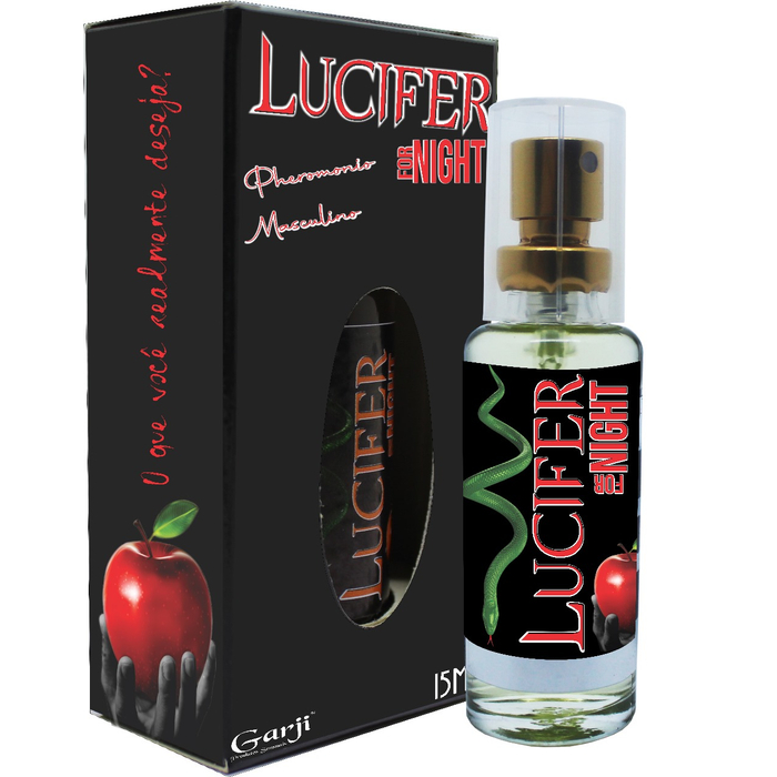 Perfume Masculino Com Pheromônio Lucifer For Night 15ml Garji