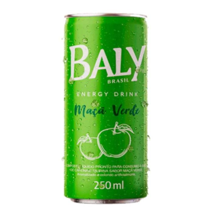 Baly Energy Drink Maçã Verde 250ml Baly Brasil