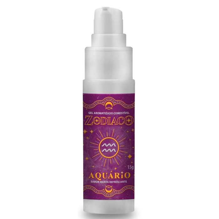 Zódiaco áquario Gel Lubrificante Excitante 15g Pepper Blend