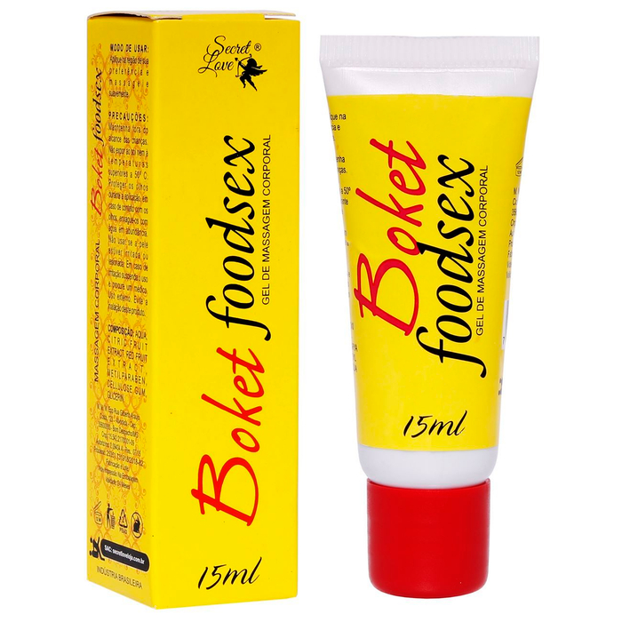 Boket Foodsex Gel Para Massagem 15 Ml   Secret Love 