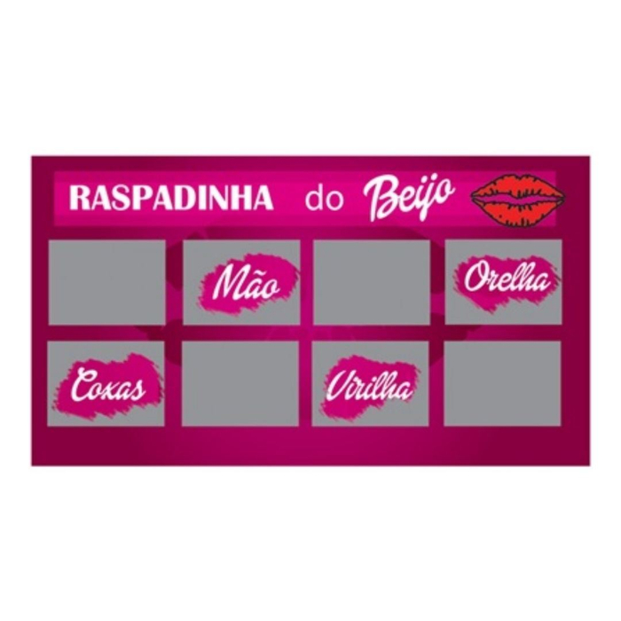 Raspadinha Do Beijo 10 Unidades Kgel