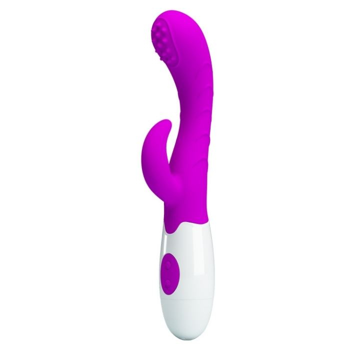 Vibrador Bruno Ponto G Com Estimulador Clitoriano 10 Modos De Vibração Pretty Love