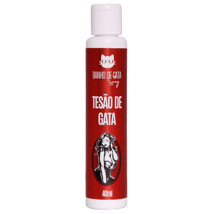 Tesão De Gata Gel De Massagem 40ml Banho De Gata Sexy