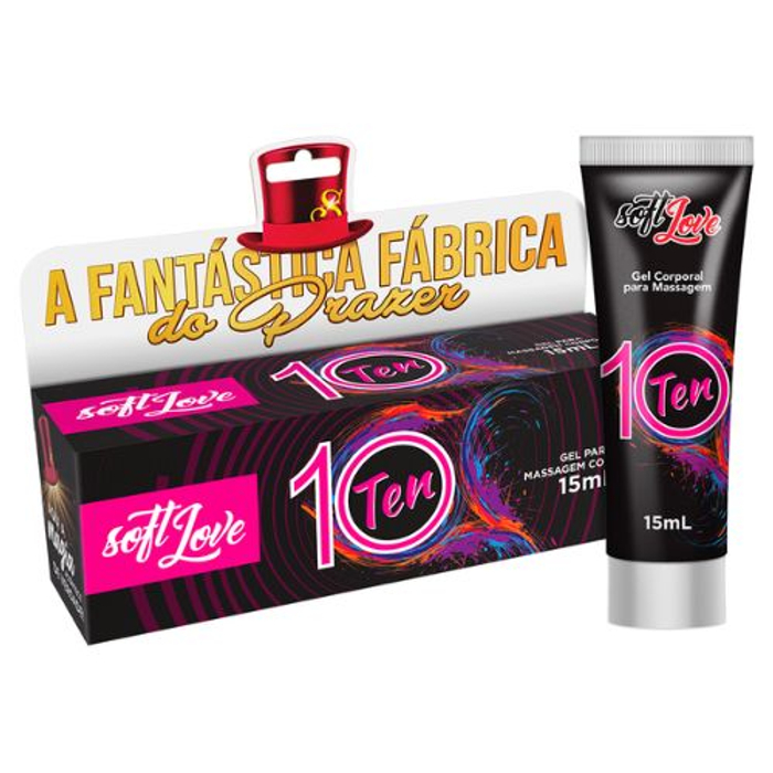 Ten 10 Gel Multifuncional Excitante E Dessensibilizante 15ml Soft Love