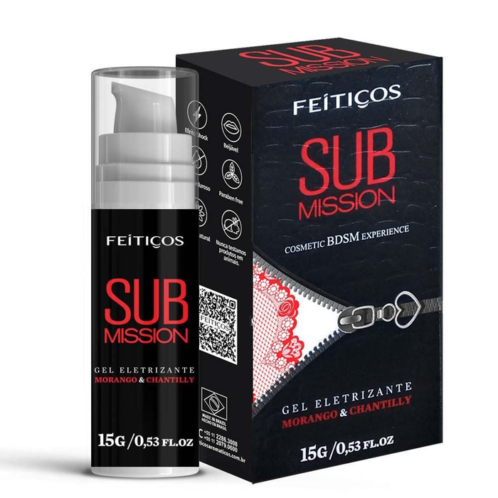 Submission Gel Eletrizante Bdsm 15g Feitiços