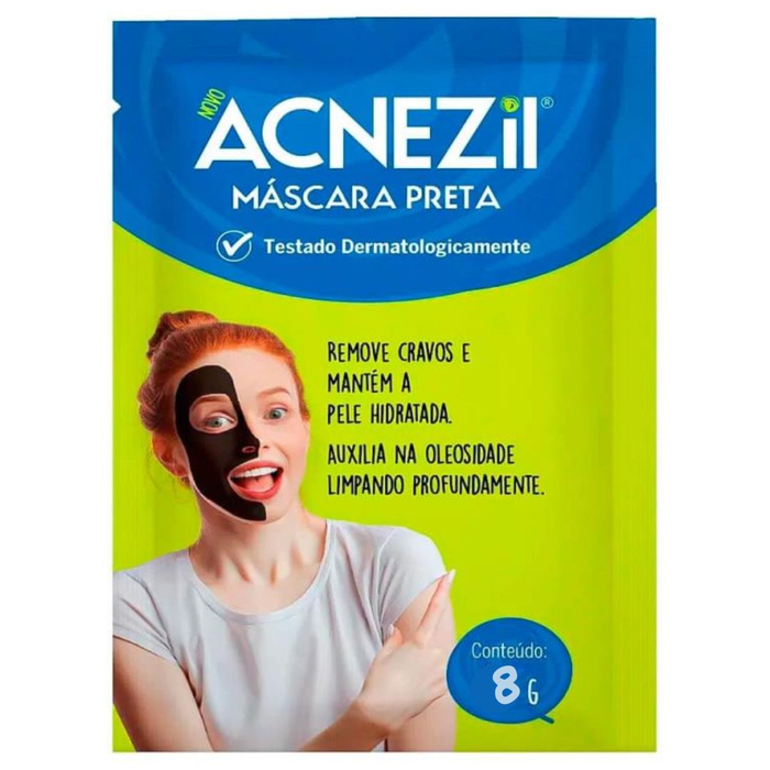 Acnezil Máscara Preta Facial Sachê 8g Cimed