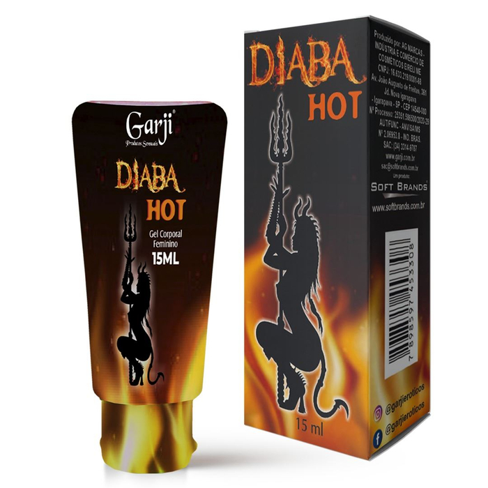 Diaba Hot Excitante Feminino Bisnaga15ml Garji