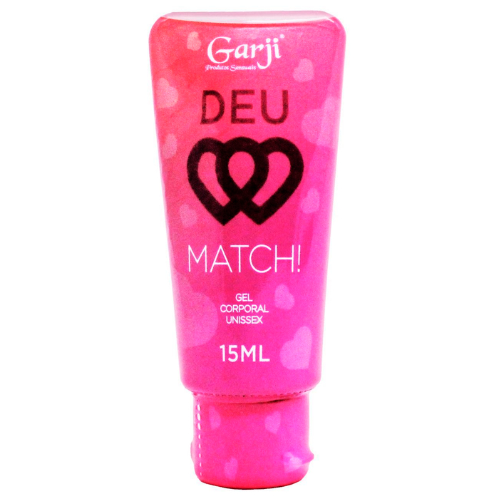 Deu Match Gel Pulse Excitante Comestível Unissex 15ml Garji