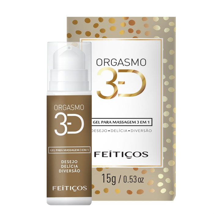 Orgasmo 3d Gel 3 Em 1 15ml Feitiços