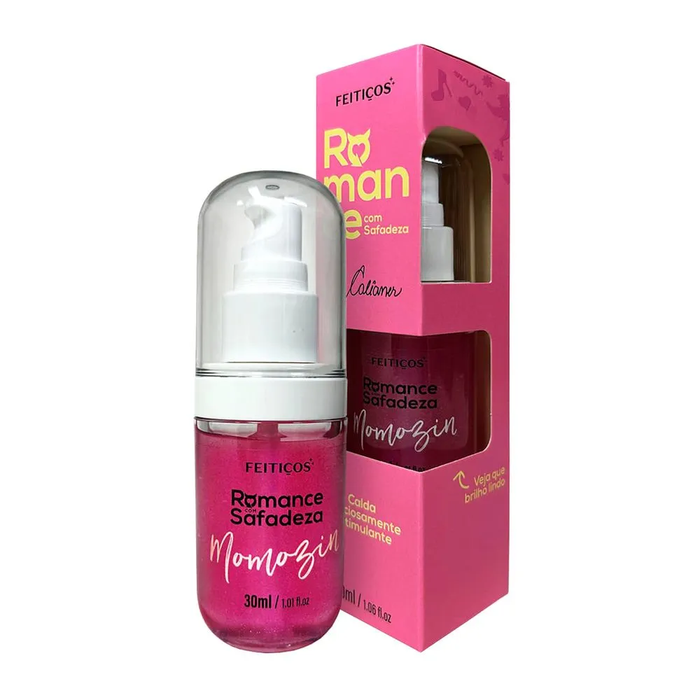 Romance Com Safadeza Momozin By Calianer Calda Estimulante Com Brilho 30ml Feitiços