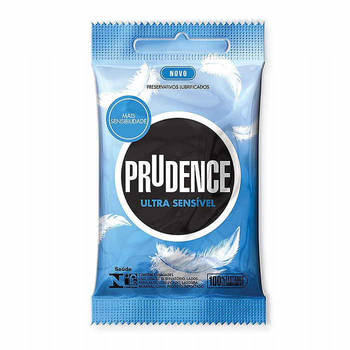 Preservativo Ultra Sensível 3 Unidades Prudence