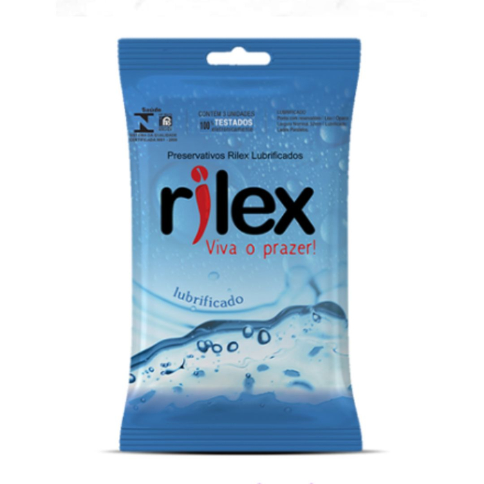 Preservativo Lubrificado 3 Unidades Rilex