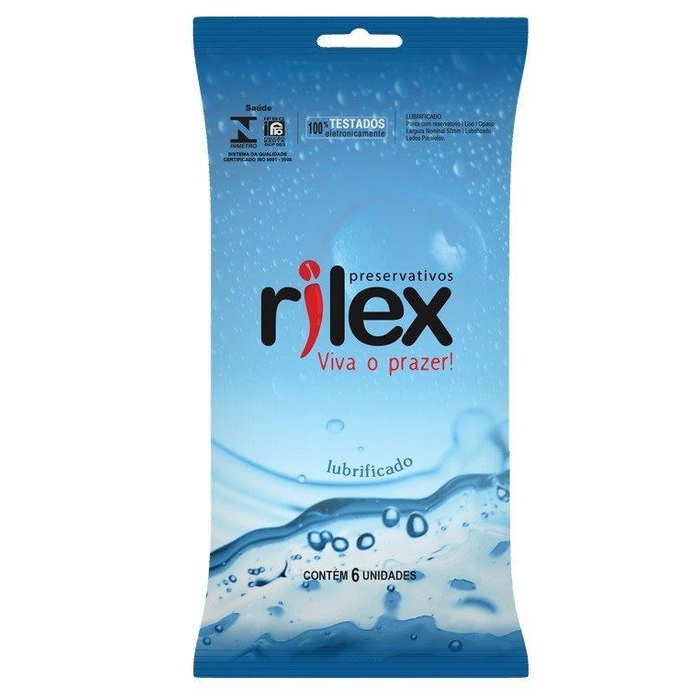 Preservativo Lubrificado 6 Unidades Rilex