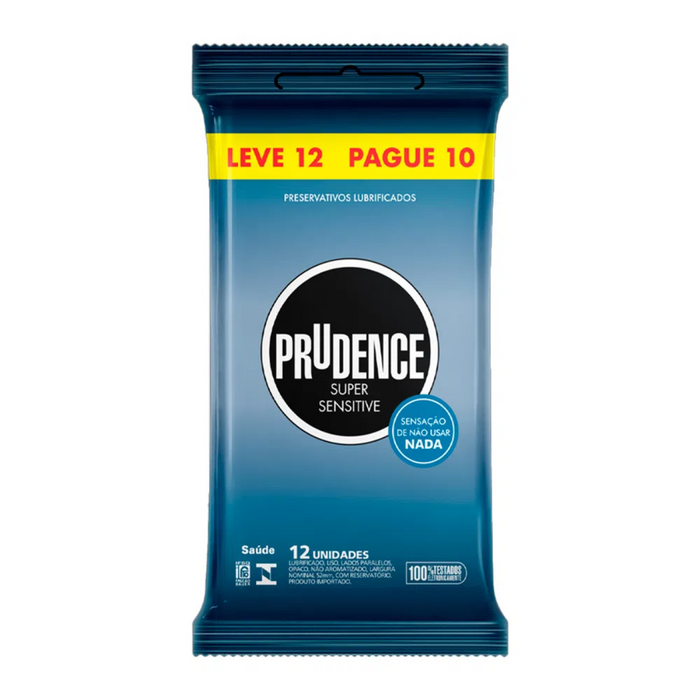 Preservativo Super Sensitive 12 Unidades Prudence