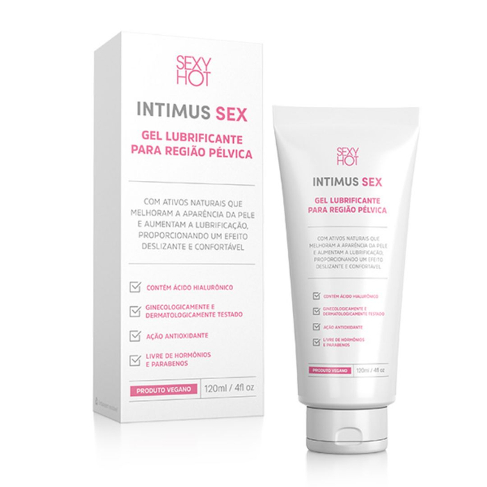 Intimus Sex Gel Lubrificante Para Região Pélvica 120ml Sexy Hot