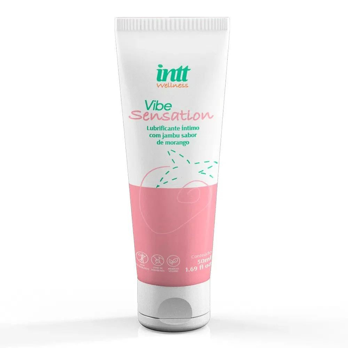 Vibe Sensation Lubrificante Beijável 50ml Intt